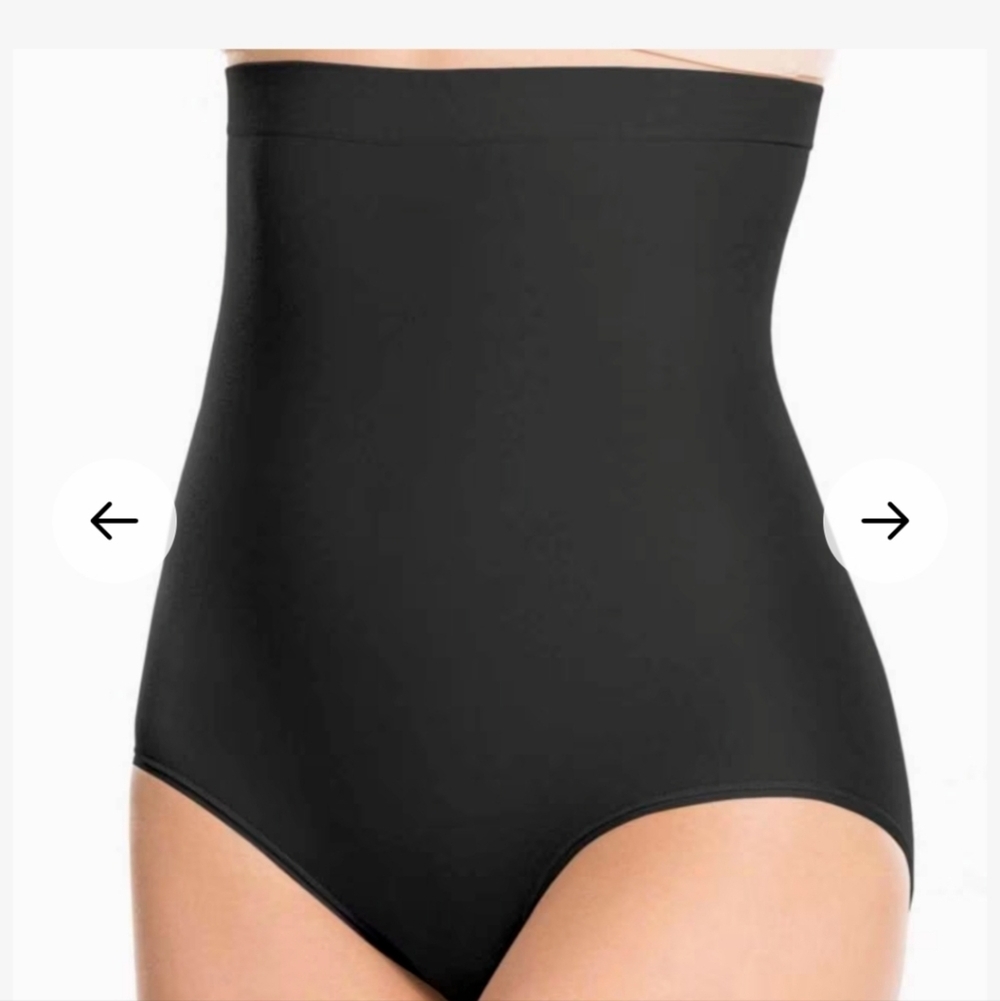 SPANX NWT HIGH POWER PANTIES SZ MEDIUM BLACK